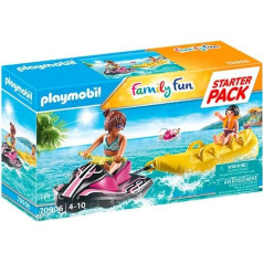 Playmobil Šeimos pramogų rinkinys 70906 pradinė pakuotė vandens motoroleris su bananų valtimi