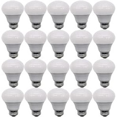 Mengjay 20 Stück LED lempa Energiesparlampe E27 LED Birne 12W 1200 liumenų Leuchtmittel ersetzt 120W Glühbirne warmweiss 3000K Abstrahlwinkel 360°, AC 220V