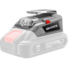 Graphite USB adapteris - Energy+ LED žibintuvėlis