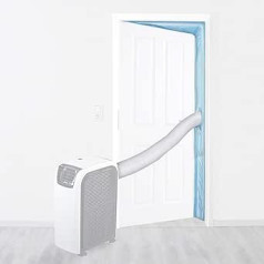 „Sichler Exclusive Door Seal“ oro kondicionierius: universalus durų sandariklis, skirtas mobilioms oro kondicionavimo sistemoms su išmetimo žarna (oro kondicionavimo durų išleidimo anga).