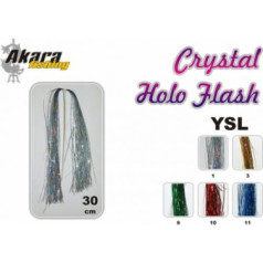 Mušu aste AKARA Crystal Holo Flash YLS SUDRABA