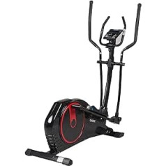 CARE FITNESS - Kryžminis treniruoklis CE-695 - Elipsinis treniruoklis su 24 treniruočių programomis - Smagratis 20 kg - Motorizuotas pasipriešinimas - Bluetooth - Ryšio Kinomap programėlė