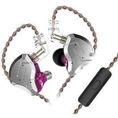 KZ ZS10 Pro 4BA + 1DD In-Ear ausinės HiFi Clear Bass Musician Ausinės Triukšmą slopinančios monitoriaus ausinės su nuimamu laidu