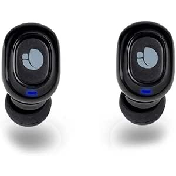 NGS ARTICA Lodge belaidės ausinės belaidės Bluetooth 5.0 suderinamos True Wireless Technology 45mAh baterija su 300mAh įkrovimo stotele juoda
