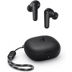 Anker P20i Kabellose Bluetooth Kopfhörer in-Ear, 10 mm Treiber, Anpassbarer EQ, 30 Std. Spielzeit, IPX5 wasserfest, 2 Mikros mit KI, einzeln verwendbar (Schwarz) (Generalüberholt)