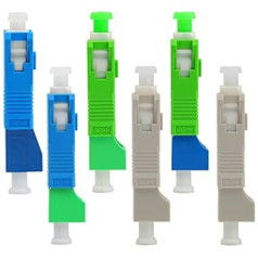 Šviesolaidžio adapteris SC (vyriškas) į LC (moteriškas) keitiklis APC/UPC vieno režimo ir kelių režimų hibridinis kombinuotas optinis adapteris