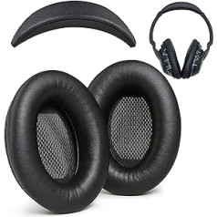 Ersatz-Ohrpolster und Kopfbandkissen für Bose Around Ear 2 (AE2) ir SoundTrue Around Ear 1 Kopfhörer (schwarz) (Nicht kompatibel mit Anderen Bose-Kopfhörermodellen)