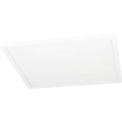 EGLO connect.z Smart Home LED lubų šviestuvas Rovito-Z L x P 42 cm, ZigBee, Programėlė ir Balso valdymas Alexa, Reguliuojama šviesos spalva (šiltai balta / šalta balta), RGB apšvietimas, reguliuojamas, lubų šviesa balta