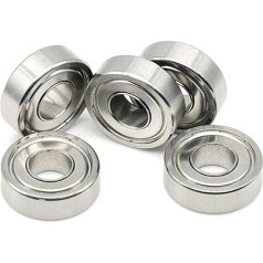 1 Stück 7 x 22 x 7 mm S627ZZ Edelstahl SUS304 Lager 627 Nichtmagnetische Edelstahllager Lager 627zz