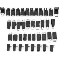 SUNGOOYUE USB 2.0 adapteris Įvairūs kampai 40 vnt.