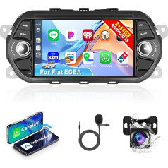 2+64G podofo Android 13 automobilinė radijo navigacija Fiat Tipo EGEA 2015-2017.7 colių radijas su belaidžiu Carplay/Android Automobilinė HiFi Bluetooth RDS FM navigacija GPS WiFi USB SWC USB Canbus + AHD Galinis vaizdas