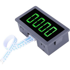 Žaliasis LED variklio tachometras, bandymo įranga ir jutikliai, skaitmeninis tachografo tachometras + NPN salės artumo jungiklio jutiklis (12.00 x 10.00 x 3.00)