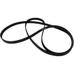 WKAIYUAN 2GT 466-750 mm uždaroji kilpa 2 mm GT2 uždaroji kilpa Uždaroji kilpa Gummi Breite 6mm Förderband Antriebsriemen Ringriemen Gummiriemen(616MM)