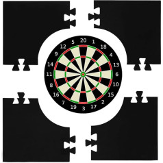 Zasdvn Dart Surround Catchring Black Dartboard Surround Wall Protector Square Splicing Wall Surround, Dart Board Backing Border. Atkreipkite dėmesį: 
