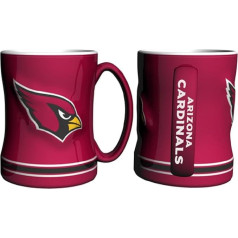 Boelter Brands NFL skulptūrinis kavos puodelis 400 ml Arizona Cardinals