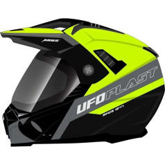 UFO PLAST Aries šalmas geltonas/juodas XS