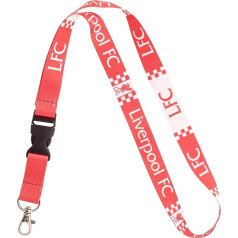 Desert Cactus Liverpool FC Lanyard English Anfield Football Premier League Car Key ID Badge Holder Keychain Removable Breakaway Snap Buckle (Llanyard C), Multicoloured, Standard, multicoloured