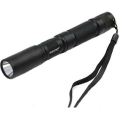 Mastiff A2 4W 395 nm UV spinduliuotės UV LED juodos spalvos lempos žibintuvėlis ir nailoninis dėklas