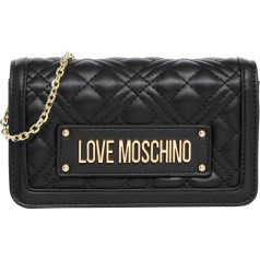 Love Moschino Moteriška mini rankinė, juoda, juoda