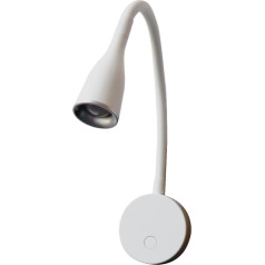 kalb Material für Möbel Tulipano I LED lovos šviesa 4,5 W skaitymo lemputė juoda balta Spalva: balta