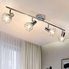 DINGLILIGHTING LED lubų prožektorius 4 lemputės Retro lubų šviestuvas Virtuvė 4 x 4 W lubų šviestuvas Gyvenamasis kambarys Šilta balta 3000 K 1280 Lumen E14 Miegamasis Biuras Prieškambaris Valgomasis