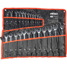 Atvirų veržliarakčių rinkinys 6-32 mm 25 vnt.  -04195