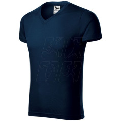 Slim Fit marškinėliai su V formos iškirpte M MLI-14602 / M