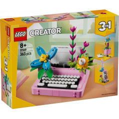 Lego creator blokai 31169 gėlių rašomoji mašinėlė