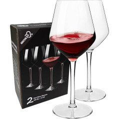 COOKY.D 2 pakuotės Tritan plastikinės raudono vyno stiklinės 425 ml nedūžtantis ilgas Stemware šalis gimtadienis indaplovėje saugus BPA nemokamai