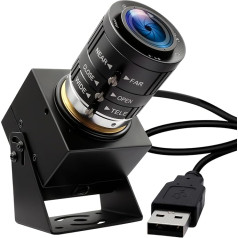ELP 120 kadrų per sekundę USB kamera 4K didelės spartos USB internetinė kamera Golfo sūpynės kamera 12MP USB kamera su 3x rankinio optinio priartinimo objektyvu Lightburn USB kamera Plug and Play, skirta Raspberry Pi Windows Linux Mac OS