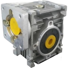 WUDOLI Drehzahlsteller RV030 Wurm Reduzierer, 5: 1 bis 80: 1 Wurmgetriebe Geschwindigkeitsreduzierer for Nema 23 Motor Untersetzungsgetriebe (Dydis : santykis 7.5 to 1)