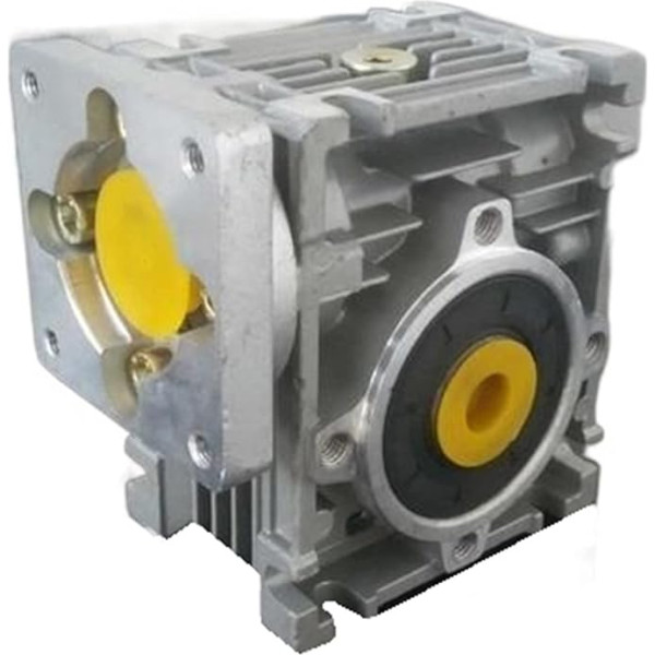 WUDOLI Drehzahlsteller RV030 Wurm Reduzierer, 5: 1 bis 80: 1 Wurmgetriebe Geschwindigkeitsreduzierer for Nema 23 Motor Untersetzungsgetriebe (Dydis : santykis 7.5 to 1)