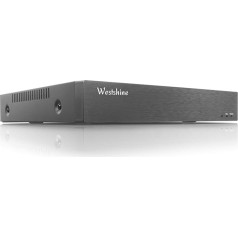 WESTSHINE 8 kanalų DVR 5M-N (5MP Lite), 8 kanalų hibridinis 5-in-1 (AHD/TVI/CVI/CVBS/IP) CCTV DVR, H.265+ DVR, P2P, judesio aptikimas, lengva nuotolinė prieiga, 4K išvestis (be kietojo disko)