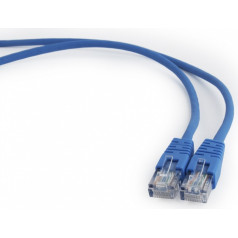Patch cord cat.5e kabelis su apvalkalu 0,5 m mėlynos spalvos