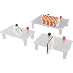 RMJEZTQD Ampere-Gesetz-Demonstrator, sicheres Gerät, Strom-Magnetfeld-Demonstrator, Magnetspulen-Verteilungsausrüstung, Physik-Lehrinstrument zur Beobachtung der Form