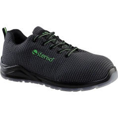 ACE Black S3 MF SR Black Safety Shoes Darbo avalynė Vyrai Moterys Darbo avalynė Vyrai S3 Kvėpuojantys lengvi saugos batai Vyrai S3