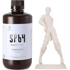 SP64 Standard Pro derva su matine apdaila ir aštriomis detalėmis, 3D spausdinimo derva, mažai sugerianti vandenį, smulkiai tvirtinama ir greitai apdorojama, lengvai naudojama ir stabili (Light Peach 1000)