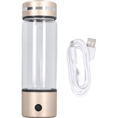 Vandenilio vandens generatorius Vandenilio turtingas vandens butelis Vandenilio generatorius 300 ml 1200-1400 PPB 3 minutės Greita elektrolizė Vandenilio vandens jonizatorius biurui Namams ir kelionėms
