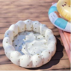 Pripučiamasis baseinas 90 cm PVC irklavimo baseinas Mielas plaukimo baseinas Pripučiamasis vonios dušas lauko namams Balkonas Vasaros vandens šalis