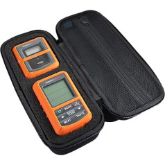TUDIA Hard Travel EVA Shock Absorption Carry Case Compatible with ThermoPro TP-20 / TP-08S / TP-07 Wireless Remote Digital Cooking Food Meat Thermometer Black