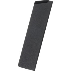 sourcing map Messerabdeckungshülsen, 22,1 x 5,3 cm, ABS-Messer, Kantenschutz, Klingenschutz, Universal-Messerscheide für Zuhause, Küche, Schwarz