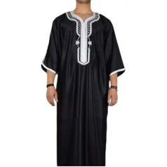 Greatfool Kaftan vyrų maldos drabužiai vyrams su aukščiausios kokybės procesais Elegantiška ir tradicinė Abaya vyrų arabų drabužiai vyrams