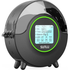 SUNLU gijų džiovintuvas, patobulintas 3D spausdintuvo gijų džiovintuvas su ventiliatoriumi, gijų džiovinimo dėžutė, PLA PETG ABS TPU nailono PA gijų džiovintuvas, gijų džiovintuvas S2, juodas