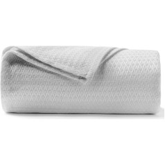 CASOFU Vėsinanti antklodė Vėsinanti antklodė Lovos patalynė Vasaros plona vasarinė antklodė Lengva lovatiesė Šviesiai pilka 200 x 230 cm Vėsinanti antklodė Antklodė miegui žmonėms