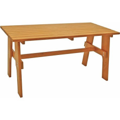 DEGAMO Freital sodo stalas 72 x 150 cm Impregnuotas pušies masyvas