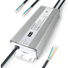 illuburg LED transformatorius 24 V 400 W Vandeniui atsparus IP67 be mirgėjimo LED juostinių lempų LED maitinimo šaltinis Vairuotojo maitinimo šaltinis