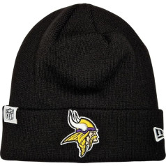 New Era NFL Beanie amerikietiško futbolo kepurė Žiemos Patriots Seahawks Raiders Chiefs 49ers Black