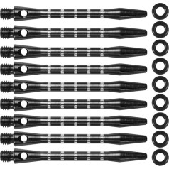 BESPORTBLE Dart Shafts, 20 vienetų Dart Shafts aliuminio Dart Shafts 2BA Dart Shafts lydinio Dart priedai su 20 žiedų KTV naktinis klubas Baras Dart Shafts