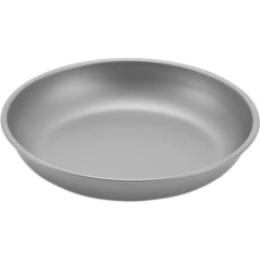 AMIUHOUN 1 x lauko virtuvės indai, kempingo pietų lėkštė, atspari karščiui ir korozijai, pikniko lėkštė, 153 mm