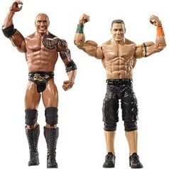 WWE WrestleMania 2 paketo figūrėlės Rokas ir Džonas Cena